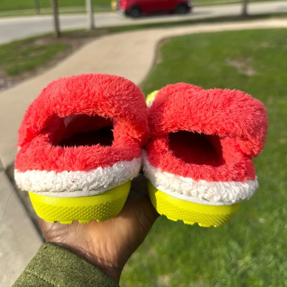 Crocs‎ x The Grinch Little Kids Classic Lined Clogs Little Kids Size 13 Shoes